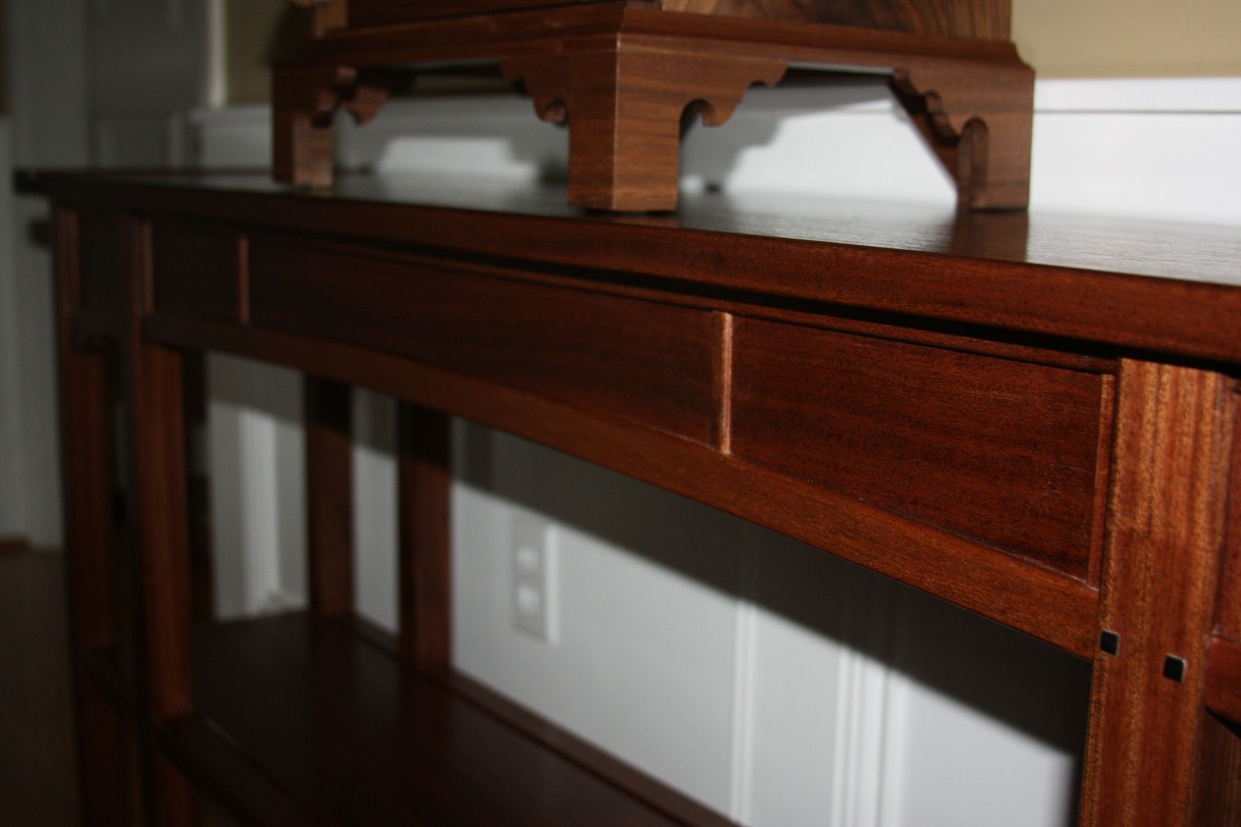 Custom Arts And Crafts Sofa Table by Bench Dog Woodworks