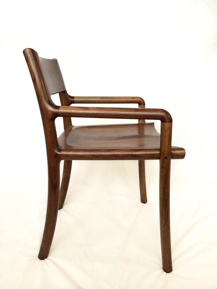 Custom Sculpted Dining Room Chair by Olsons WoodWorks