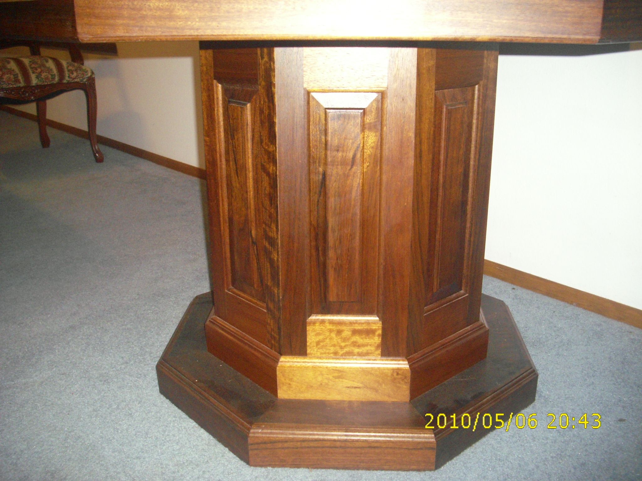 Handmade Octagonal Poker Table by Harmon Heirloom Furniture