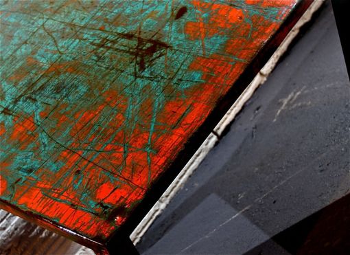 Custom Made Steel Coffee Tables With Multi-Layered Color Punch!