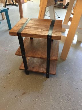 Custom Made Solid Wood Side Table