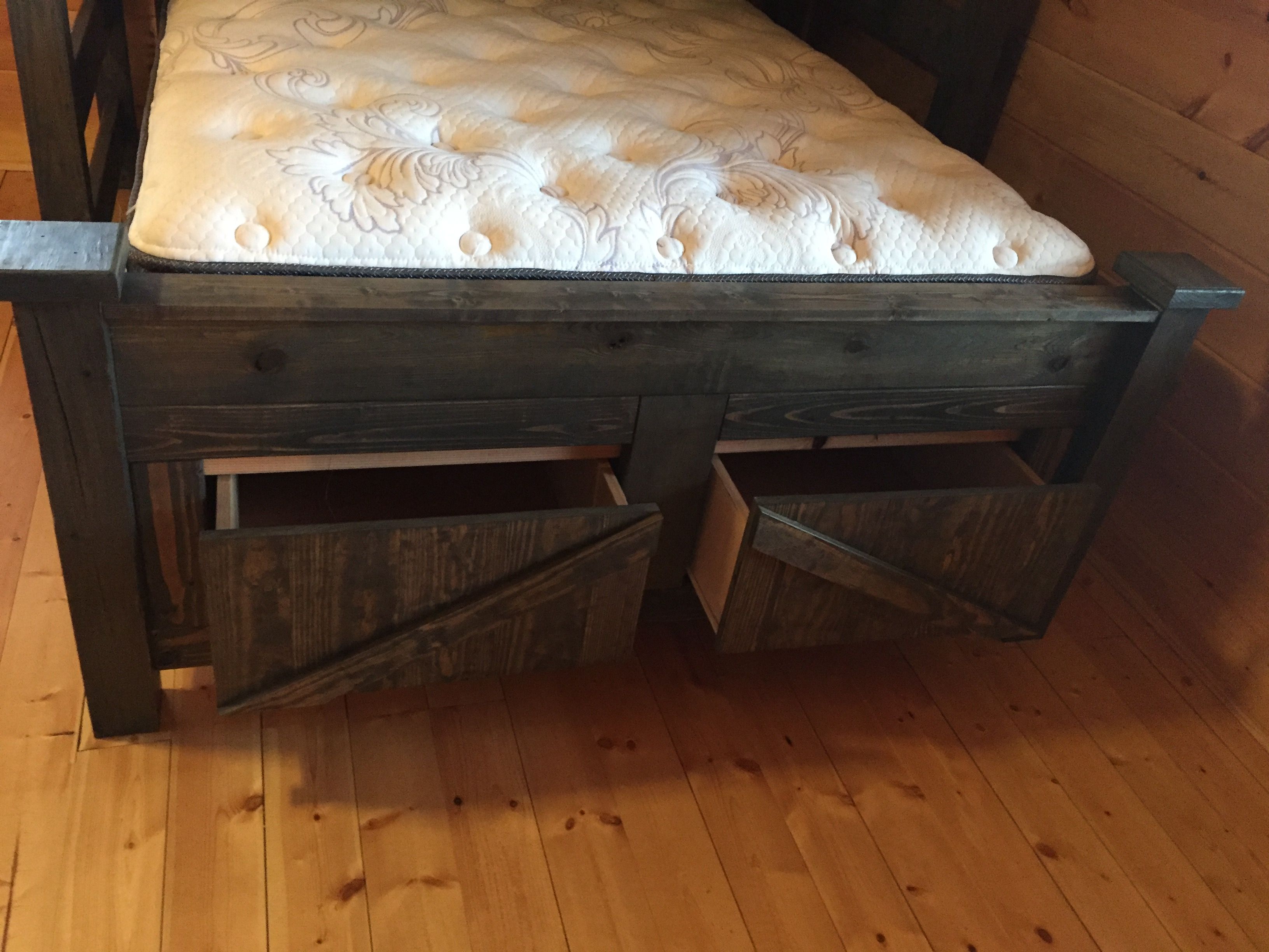 Hand Made Twin And Queen Bunk Bed By Edwood Custom Furniture