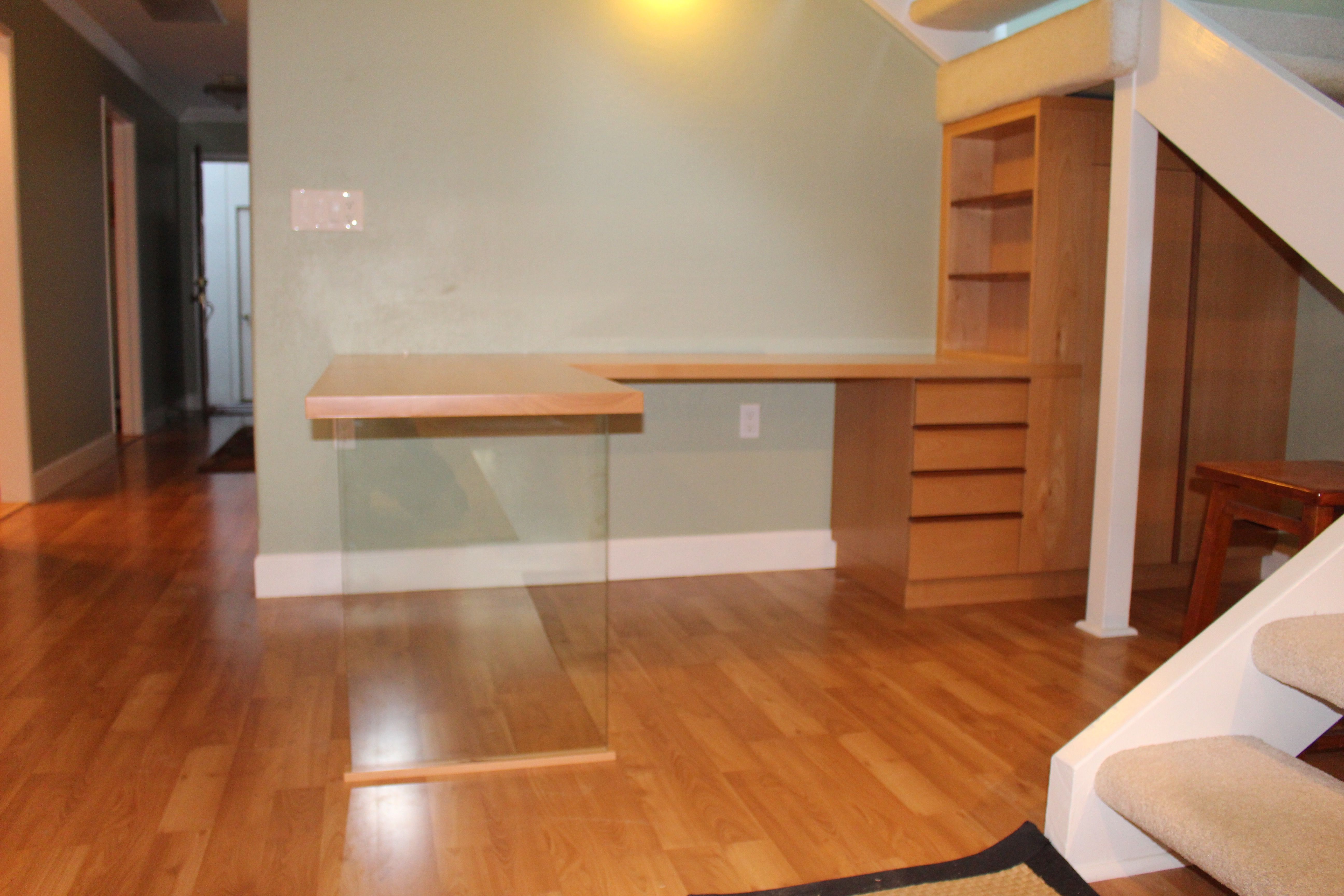 A Hand Made Solid Wood Desk To Order From Design Trifecta Custom Made Solid Wood Desk