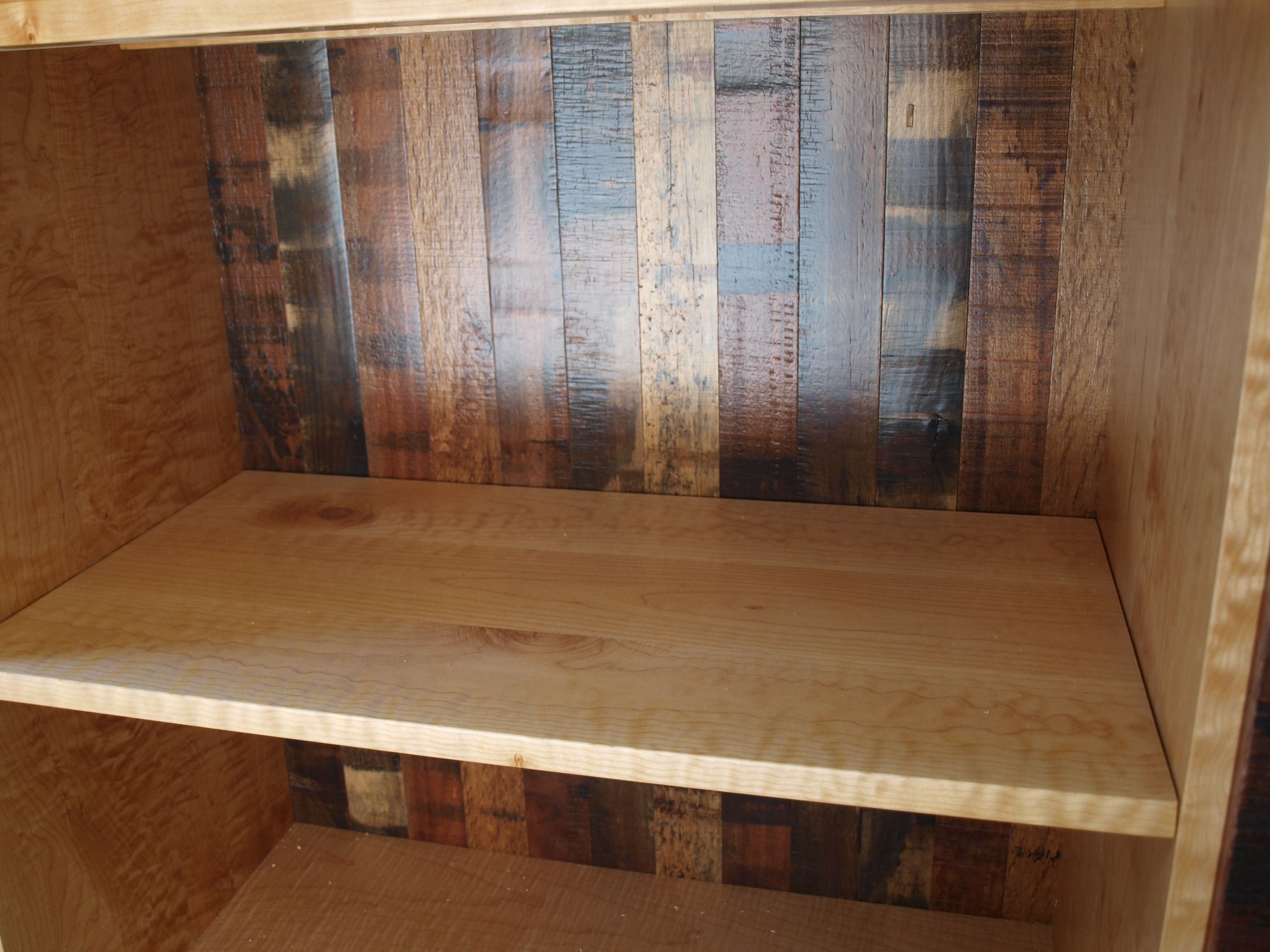 Buy Hand Crafted Reclaimed Maple Wood Bookcase With Drawers, made to