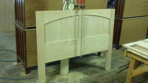 Custom Made Custom Oak Storage Bed