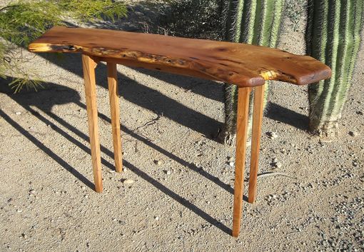 Custom Made Mesquite Hall Table