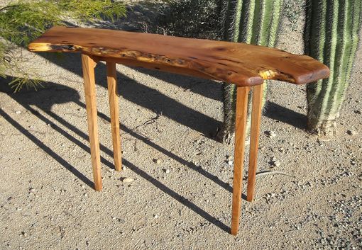 Custom Made Mesquite Hall Table