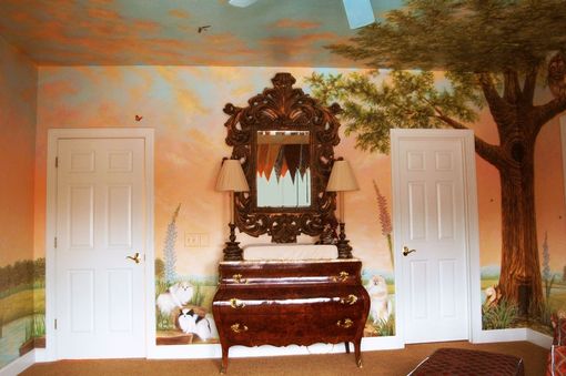 Custom Made Peter Rabbit Mural Inspired By Beatrix Potter By Visionary Mural Co.
