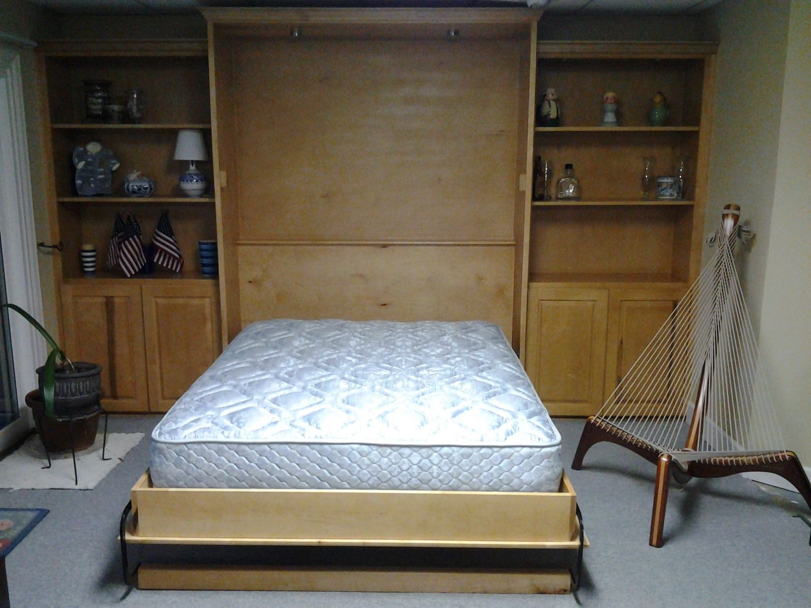 Hand Crafted Murphy Bed By Higgins Custom Furniture 