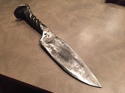 Custom Made Railroad Spike Chef Knife