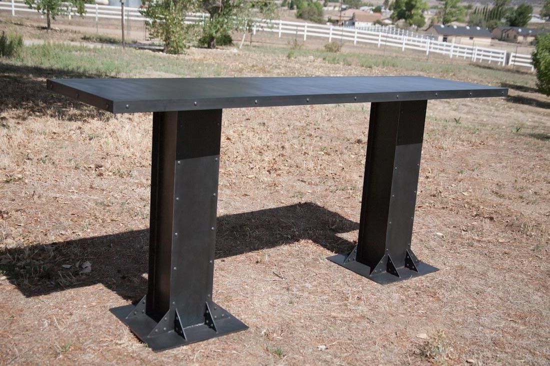 Industrial on sale table metal