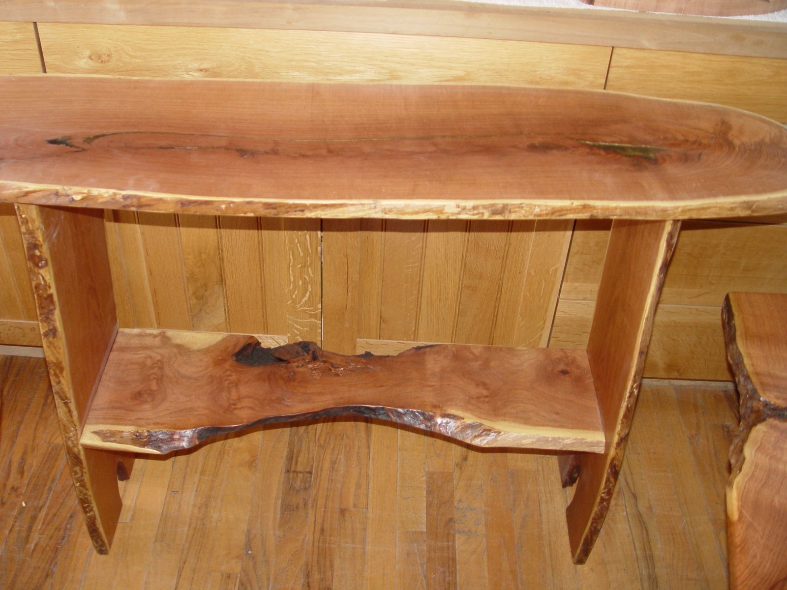 Hand Made Mesquite Sofa Table And End Tables by FURNITURE BY CARLISLE