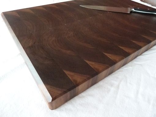 Custom Made Walnut End Grain Chopping Board, Butcher Block, Island