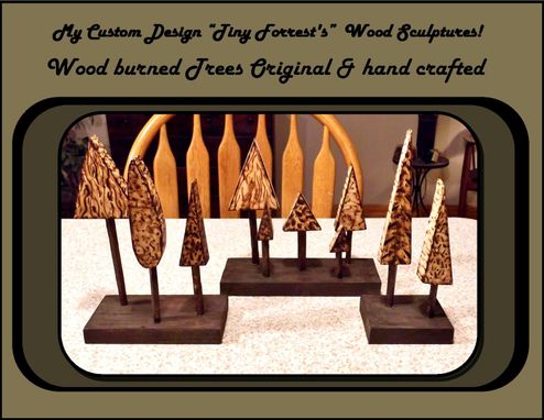 Custom Made Cabin Decor,Tiny Forrests, Tree Sculptures, Tree Art, Nature Art, Trees