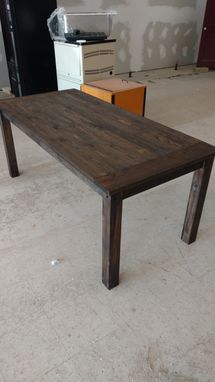 Custom Made Rustic Dinner Table