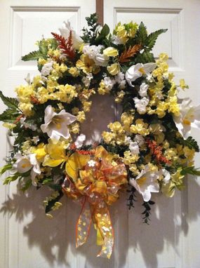 Custom Made Spring Summer Wreaths Floral Arrangement Wreaths
