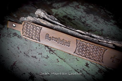 Custom Made Customized Vegetable Tanned Leather Rifle Sling Or Gun Sling Hand Tooled Slim Style.