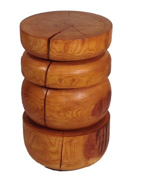 Custom Made Varnished Maple Stool