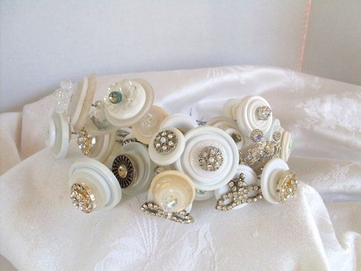 Custom Made Button Stems With Rhinestones