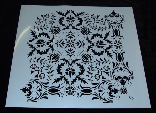 Custom Made Large Custom Mylar Stencil For Church