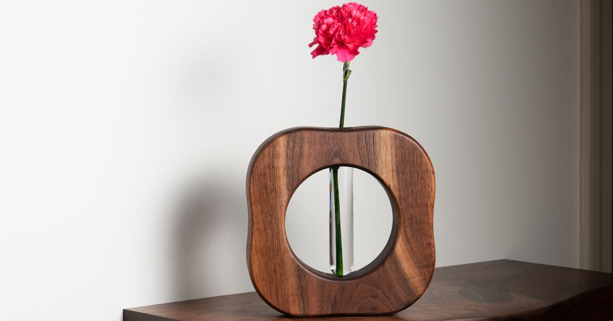 Buy Hand Crafted Will It Go Round In Circles Square Propagation Vase