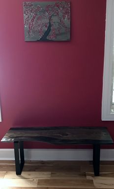 Custom Made Live Edge Spaulted Pine Coffee Table