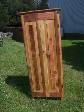 Custom Made 2 Door Jelly Cupboard Made From Reclaimed Antique Barnwood