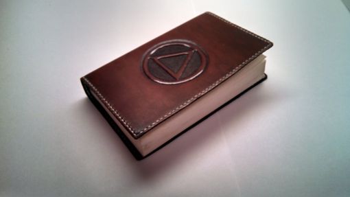 Custom Made Leather Cover For Soft Back Alcoholics Anonymous Big Book