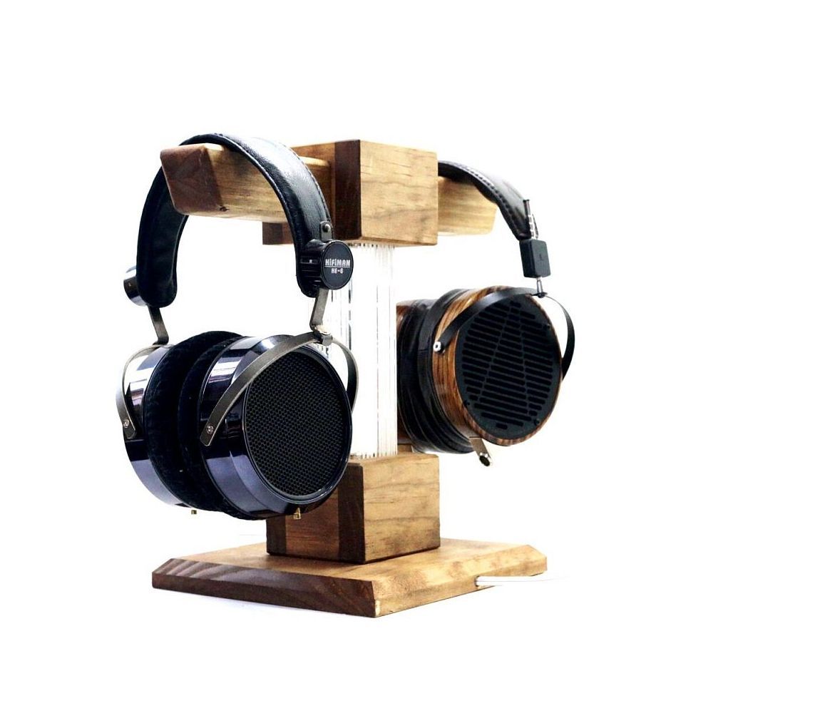 Glass discount headphone stand