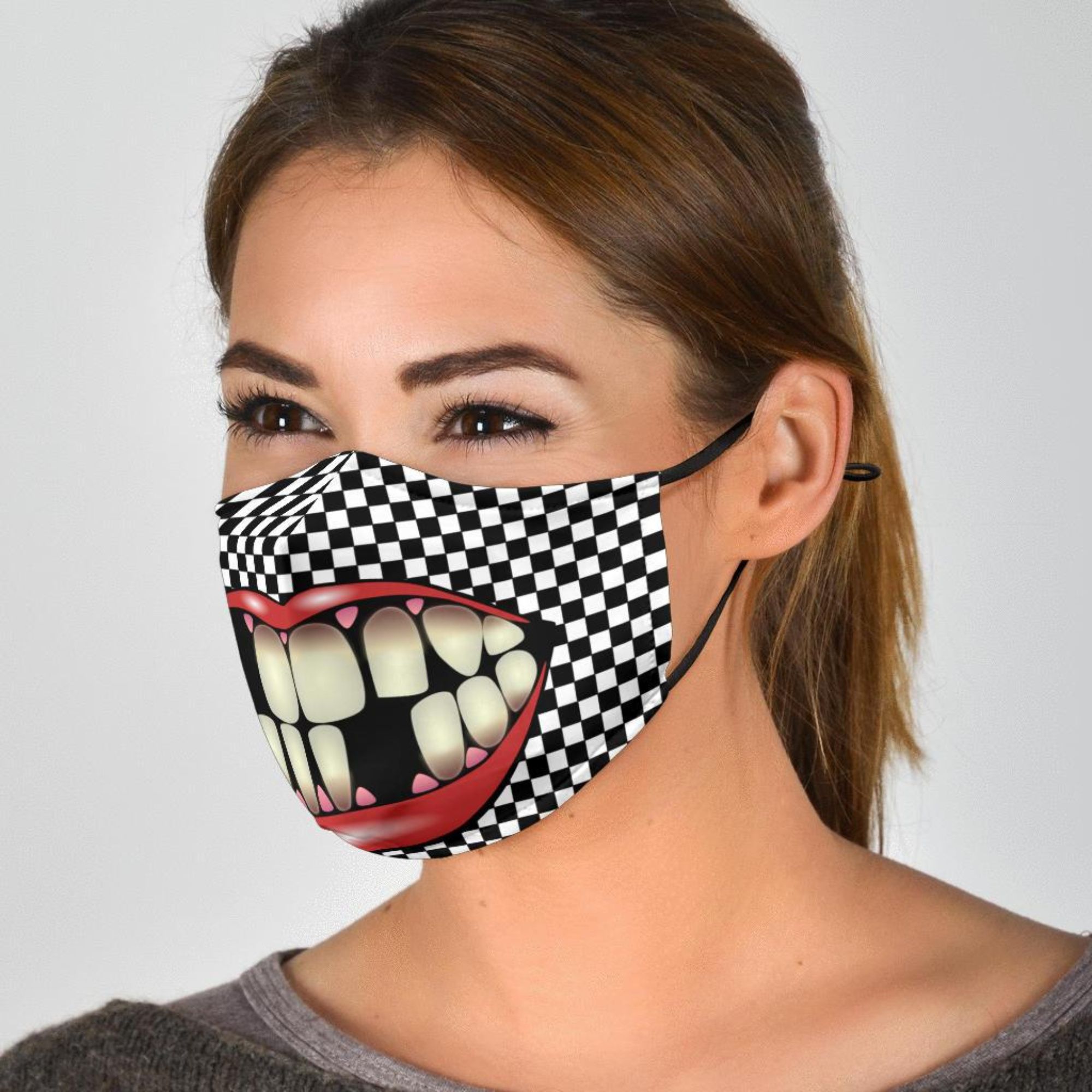 Buy Custom Funny Adult Or Child Fabric Face Mask With 2 Free Filters