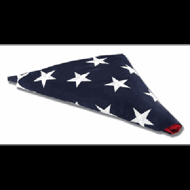 Custom Made American Flag For Flag Display Case 3ft X5 Ft Cotton