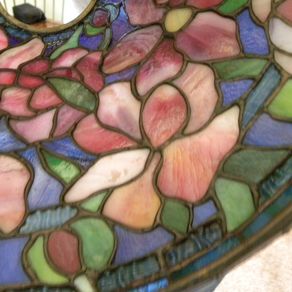 Custom Stained Glass Dogwood Lamp Shade By Chapman Enterprises Custommade Com