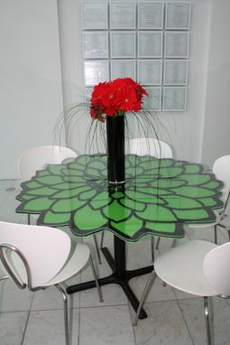 Custom Made Plasma Cut Metal Outdoor Tables - Cafe, Porch, Dining