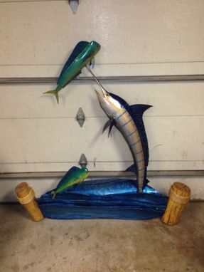 Custom Made Metal Sculpture Fish