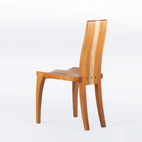 High back wooden online dining chairs