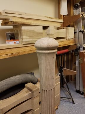 Custom Made Large Stair Newel Post