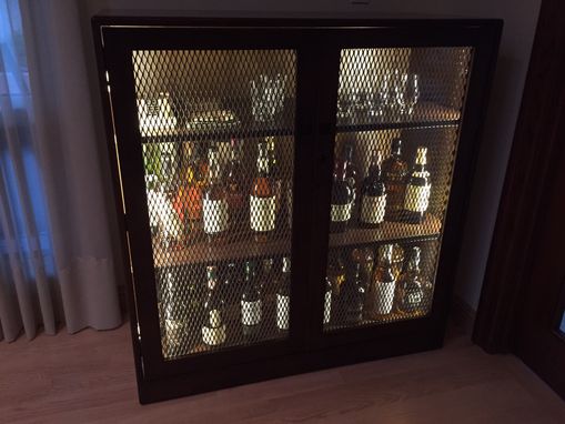 Custom Made Scotch Display Cabinet (Wood)