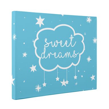 Custom Made Sweet Dreams Nursery Canvas Wall Art