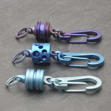 Custom Made Titanium Lantern Key Chains