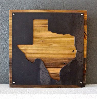 Custom Made Metal Texas Wall Decor