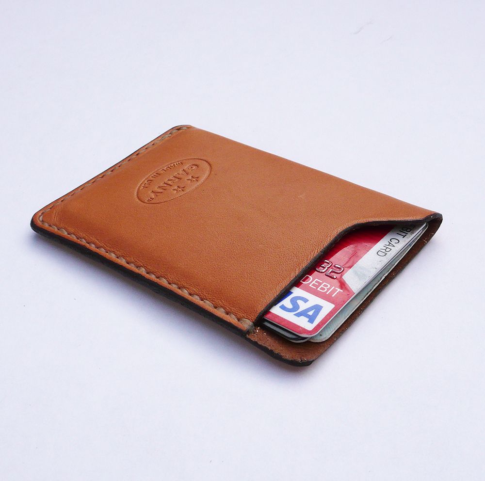 Buy Hand Crafted Garny - №10 Leather Card Case From Whiskey Color ...