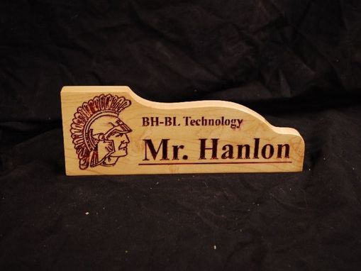 Custom Made 3d School Teacher Name Plate