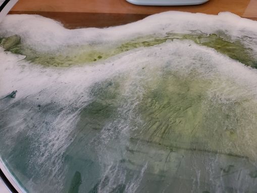 Custom Made Beautiful Greens Lazy Susan