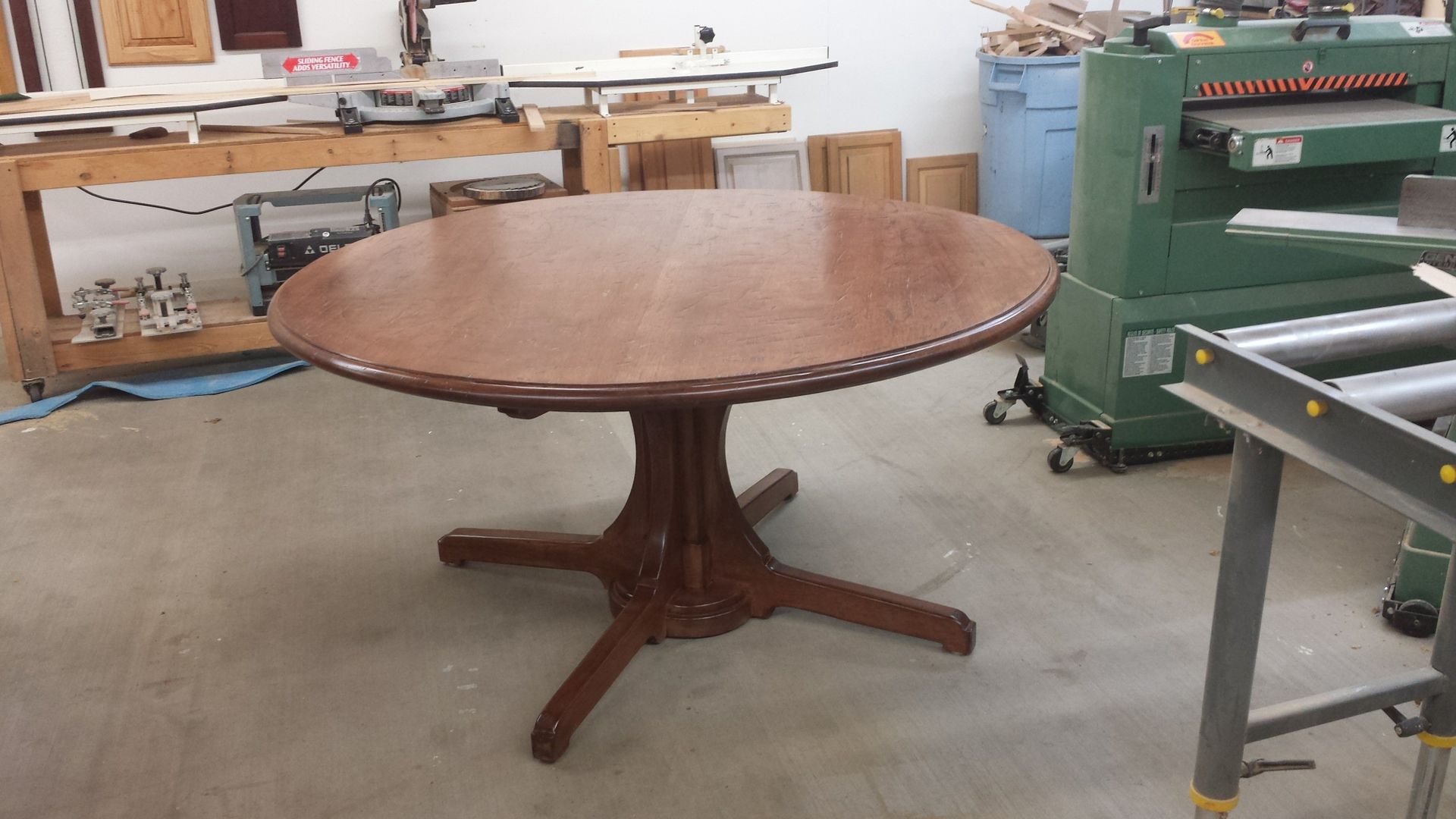 Handmade Pecan Dining Table 60 by Moore woodworks