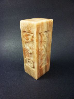 Custom Made Carved Alabaster - Couple's Dancing