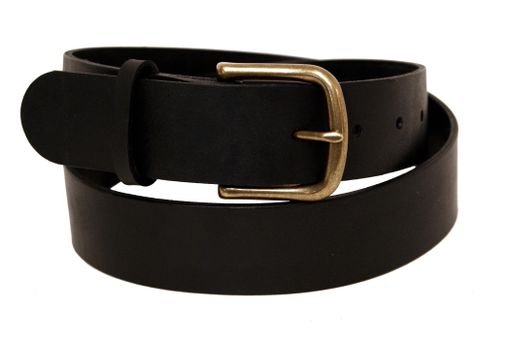 Custom Made Latigo Leather Belt - Black Or Burgundy