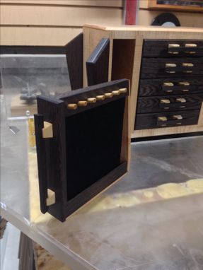 Custom Made Contrasting Contemporary Jewelry Box