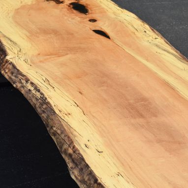 Custom Made Spalted Maple Single Slab Table