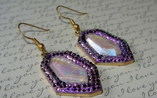 Custom Made Divine Opal Rock Earrings Made With Swarovski® Elements