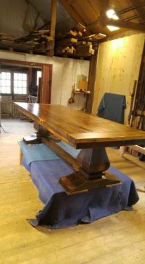 Custom Made Extendable 9ft. - 12ft. Hand Crafted Dining Table